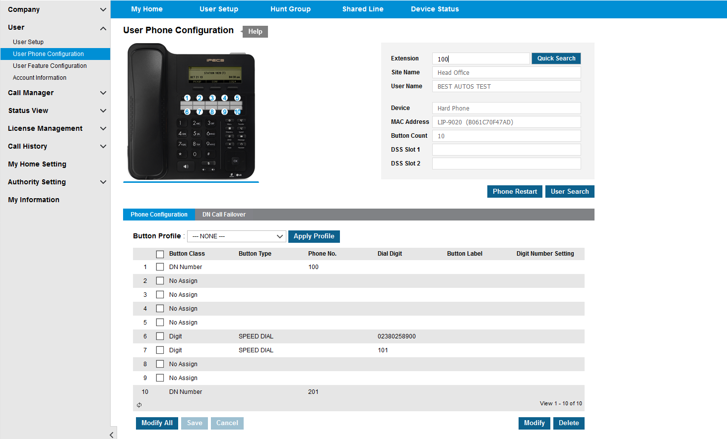 phoneconfig